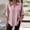 Pink, variant on Asgosdo Women Tops Shirts Batwing Cape Sleeve Turn Down Collar Black Solid V Neck Split Curved Hem Oversize Loose Casual Blouses All Season Womens Tops