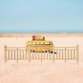 thumbnail image 4 of KAKOWELY 8Pcs Mini House Retro Fences Micro Landscape Fences Decorative Farm Fake Fence Decors,4.25X"X0.98"X0.08", 4 of 5