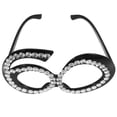 thumbnail image 2 of Miangastore Birthday Party Glasses 60th Birthday Glasses Photo Prop Rhinestone Inlaid Birthday Glasses, 2 of 8