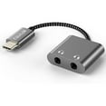 thumbnail image 1 of YJJSKEJI USB C Double Headphone Splitter, Type C to Dual 3.5mm Jacks Audio Sharing Adapter Compatible with iPhone 16/15, iPhone 16/15 Pro Max, iPad Pro 13/12.9/11, iPad Air 13/5th/4th and More, 1 of 1