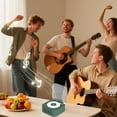 thumbnail image 4 of Qocolhg Record Player Style Bluetooth Speaker, New Portable Vintage Speaker for Camping, Supports Bluetooth, Card, USB, Small Retro Bluetooth Speakers for Bedroom, Living Room, Office, Green, 4 of 6