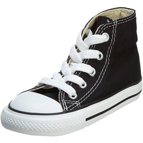 Converse Unisex Baby Infant Chuck Taylor Allstar Hi Black - 4 Infant