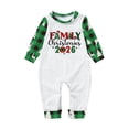 thumbnail image 2 of Pijamas familiares europeos con estampado navideño de moda, traje para padres e hijos, monos de poliéster para bebés., 2 of 3