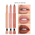 thumbnail image 4 of 12 Colors Matte Lipstick Pen Lipgloss Nude Pink Matte Solid Lip Gloss Waterproof Long Lasting Lipstick Pencil Lip Liner Makeup, 4 of 5