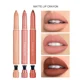 thumbnail image 4 of 12 Colors Matte Lipstick Pen Lipgloss Nude Pink Matte Solid Lip Gloss Waterproof Long Lasting Lipstick Pencil Lip Liner Makeup, 4 of 5