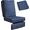 Navy Blue, variant on JP Outdoor Patio Recliner Cushion Cover Replacement,Only Cover(Cushion Not Included),Navy Blue