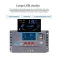 thumbnail image 5 of Solar Charge Controller 30A-100A 5V/2A USB Output 12V/24V Adaptive Display Auto Tracking MPPT For Lifepo4 & Lead-Acid ,Improvement of Charging Speed, 5 of 5