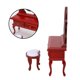 thumbnail image 4 of Mini muebles Ticfox para casa de muñecas Tocador de estilo europeo Color Redwood 1:12, 4 of 11