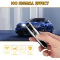 thumbnail image 4 of Key Fob Cover Compatible with Kia Telluride Sorento K4 K5 GT-LINE 2023-2026 5 Button Leather TPU Full Protection Keychain Case Holder Protector,Silver/Black, 4 of 6