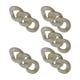 thumbnail image 2 of 5 anillos de acrílico gruesos para unir cadenas, conectores de cadena curva para monederos. Blanco, 2 of 8