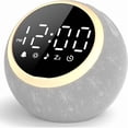thumbnail image 1 of wonima02 Alarm Clock with White Noise Machine & Night Light, 25 Soothing Sound, Adjustable Volume, Sleep Timer, Ideal for Baby Kids Adult, Easy to Use Alarm Clock for Bedrooms, 1 of 1