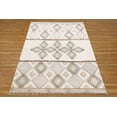 thumbnail image 5 of Casavani Hand Block Printed Cotton Dhurrie Grey Kitchen Runner Rug Hallway Stair Runner Area Carpets 3x20 feet, 5 of 7