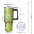 thumbnail image 6 of Camouflage 40oz Tumbler– Stainless Steel Insulated Tumbler with Handle and Straw, Large Capacity Travel Cup for Hot & Cold Drinks, 6 of 6