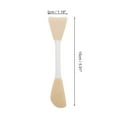 thumbnail image 4 of Unique Bargains 2 Pcs Smooth Facial Mask Brush Two-in-One Light Brown, 4 of 5