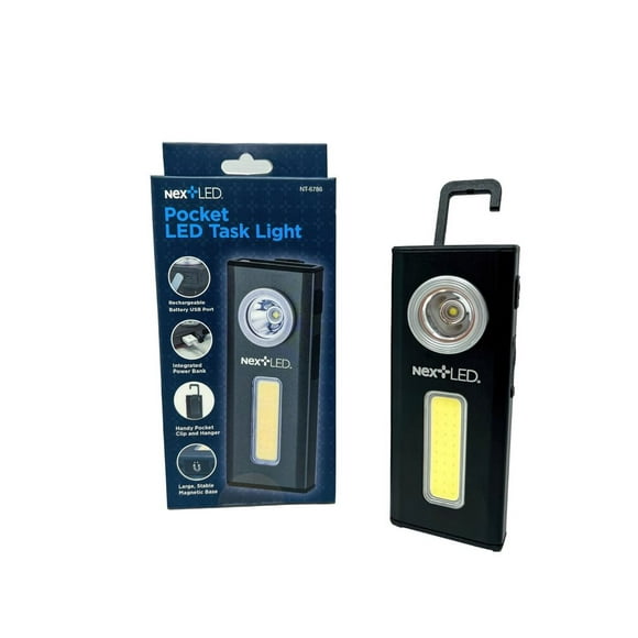 NextLED Slim 500 Lumens Rechargeable Lampe de Bureau LED avec Base Magnétique Taille de Poche