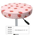 thumbnail image 2 of Goofa Hand Drawn Strawberry Printed Stool Covers Round, Waterproof Round Bar Stool Covers Anti-Slip Round Bar Stool Seat Cover with Elastic Bands Durable -, 2 of 7