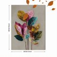 thumbnail image 3 of Abstract Tropical Leaves Canvas Print，Hotel Decor for Living Room Bedroom Dining Room Entryway, 3 of 8