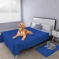 thumbnail image 2 of Funda de cama para perros, fácil de llevar, impermeable, 100% poliéster, azul clásico, 2 of 7
