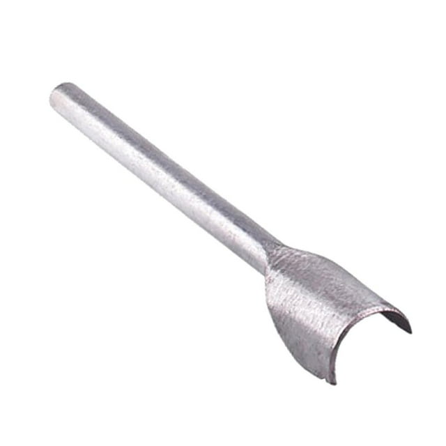 koolsoo 15mm Leather Craft Half Round Cutter Punch for Belt Strap Wallet Bag End 1/2 Half Round15mm