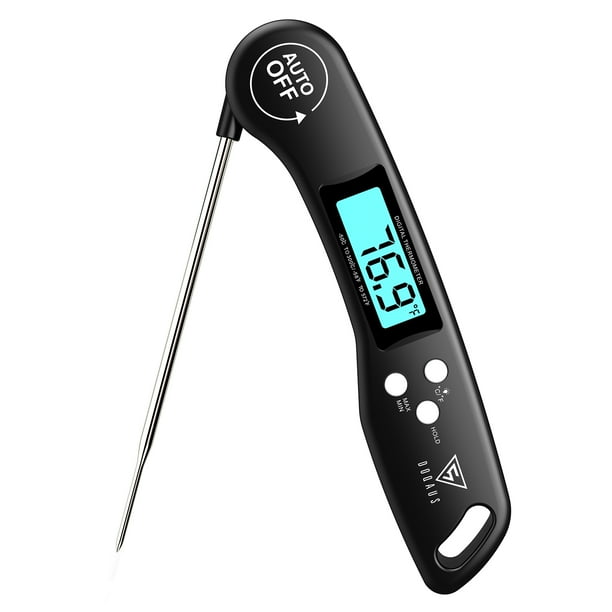 DOQAUS Meat Thermometer, Instant Read Food Thermometer with Backlit