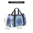 thumbnail image 3 of Disketp Blue Watercolor Bolsa de Viaje Tipo Duffle, Bolso de Mano para Fin de Semana para Mujer, Bolsa de Gimnasio Ligera para Hombre, Esencial para Viajes, 3 of 7