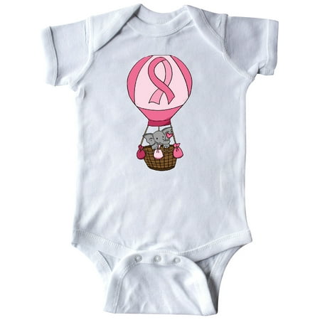 

Inktastic Pink Awareness Elephant Gift Baby Boy or Baby Girl Bodysuit