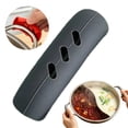 thumbnail image 2 of Silicone Pot Handle Covers, Heat Resistant Hot Handle Holder, Pan Handle Grips, Non Slip Pot Handle Sleeves Protectors, Cast Iron Skillet Handle Cover, 2.95" x 0.78" Cookware Handle Grips, Grey, 2 of 5