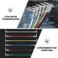 thumbnail image 3 of USHOBE Guitar Cord Sleek and Simple White PVC Metal 1Pack, 3 of 8