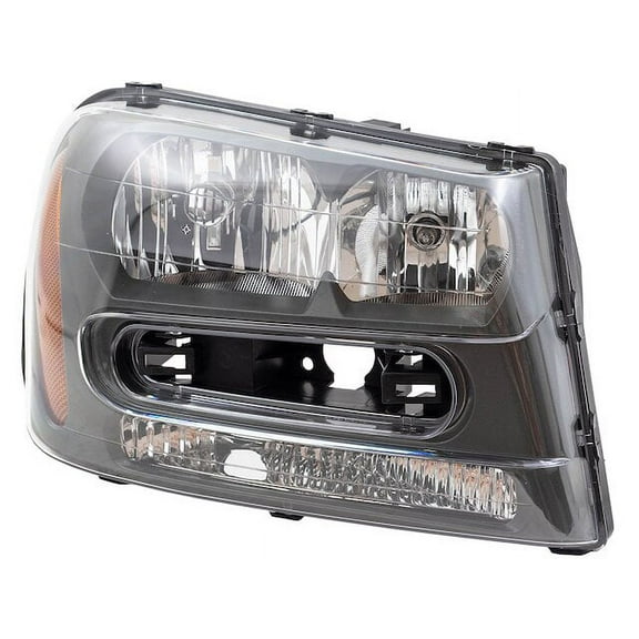 Right Headlight Assembly - Compatible with 2003 - 2009 Chevy Trailblazer Sport Utility 4-Door 2004 2005 2006 2007 2008