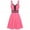 Pink, variant on Women's Dresses Plus Size Gothic Clothing Steampunk Fashion Bandage Dress Irregular Hem Sleeveless A Line Dress