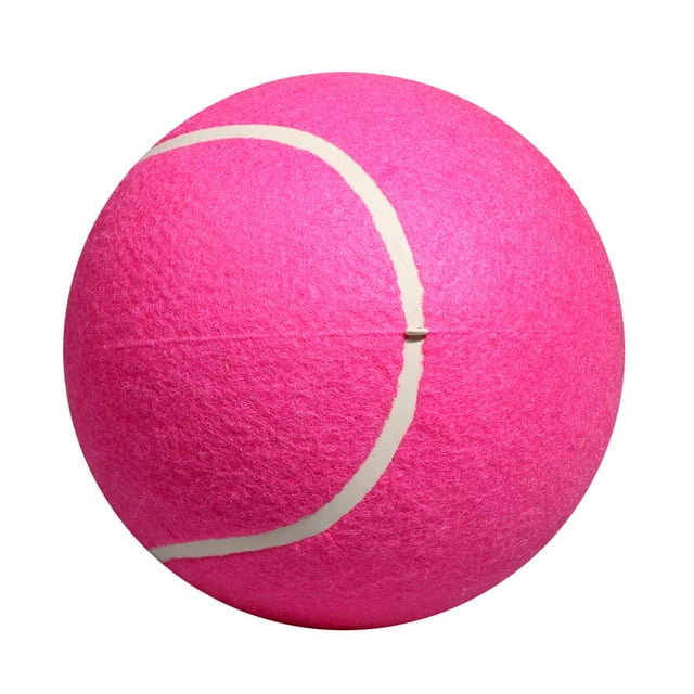 Accesorio de Entrenamiento de Goma DYNWAVEMX Pelota de tenis para mascotas Color Rosa