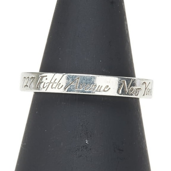 Pre-Owned Tiffany & Co. Narrow Ring, 925 Sterling Silver, Women's, TIFFANY (Good)