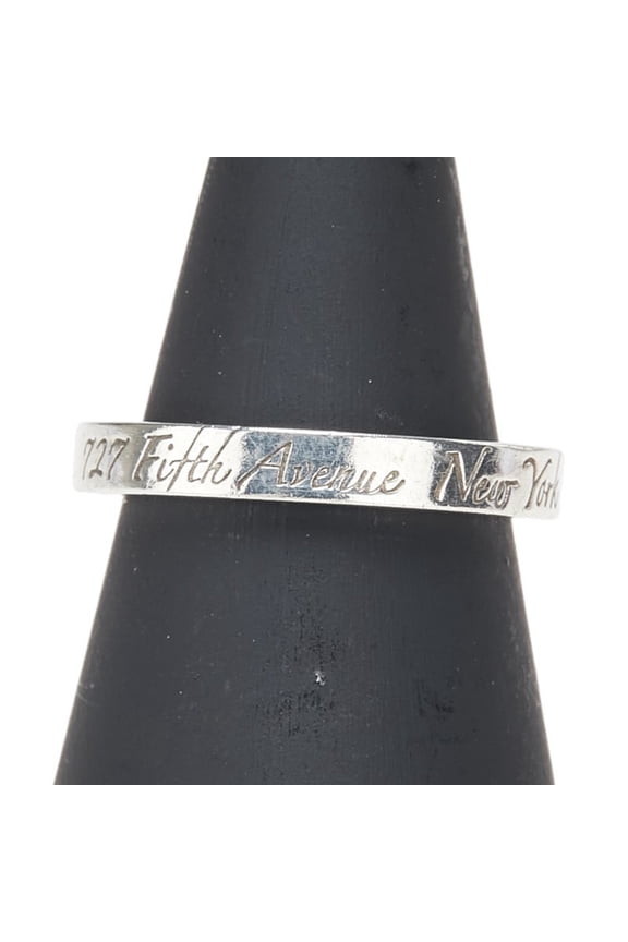 Pre-Owned Tiffany & Co. Narrow Ring, 925 Sterling Silver, Women's, TIFFANY (Good)