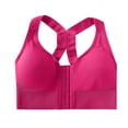 thumbnail image 2 of Lopecy-Sta Sports Bra for Women Racerback Front Hook High Support Seamless Wireless Compression Bra, 2 of 9