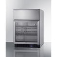 thumbnail image 2 of Commercial built-in undercounter glass door refrigerator with top drawer, 2 of 5