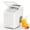White, variant on edx Ice Maker, Self-Cleaning Countertop Ice Maker, with Handle & Ice Scoop, 9 Bullet Cubes in 6~8 Mins, 26lbs Daily, Pink