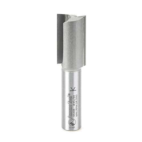 Broca fresadora de inmersión recta con punta de carburo, herramienta Amana, 18 mm