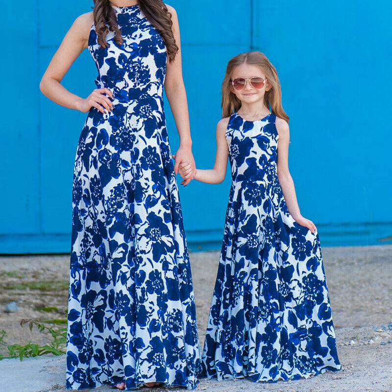 Daughter Floral Dresses Outfits 