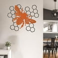 thumbnail image 3 of Decoración de jardín, decoración de pared, artesanía de jardín, regalo, granja, decoración colorida inspiradora naranja, 3 of 6