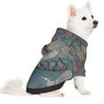 thumbnail image 2 of Goofa Cool Cloud White Dragon Pattern Small Dog Sweater Hoodies Pet Grey Hooded Soft Fleece Sweatshirts with Pocket Fall Winter Puppy Cat Sweaters Warm Clothes-X-Small, 2 of 8