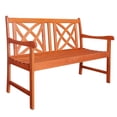 thumbnail image 2 of DVG V1493 4 ft. Wood Garden Bench, 2 of 2