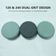 thumbnail image 5 of Afilador de hachas 1pcs Piedra de afilar 3,75 pulgadas Puck de afilado multiusos de doble cara 120 y Irfora  Piedra de amolar, 5 of 5
