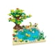 thumbnail image 5 of Accesorios de decoración de bloques de construcción de partículas pequeñas Casa de pato Nido de pato animal Cobertizo de pato Granja de patos amarillos Ensamblado Neutral, 5 of 6