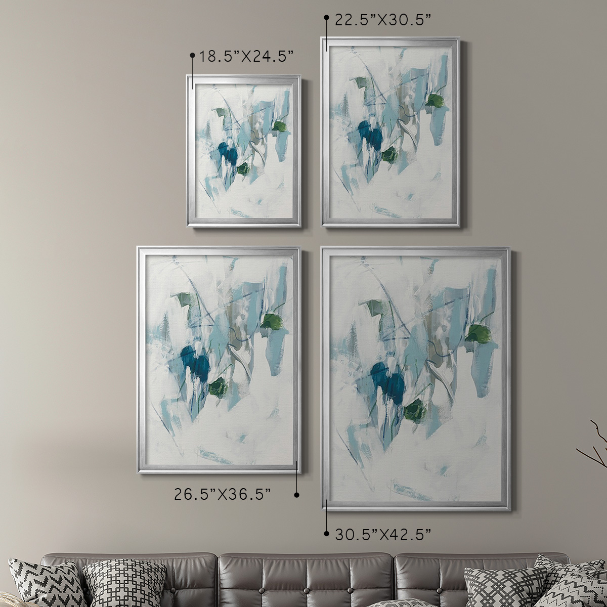 Ice Cavern II Premium Framed Print, in Gold, Black, or Silver - Ready to Hang