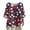 Dark Blue, variant on Women's 250th Anniversary USA Shirt Mid Sleeve Independence Day Top 4th of July Shirts America 250 Merchandise Loose Star Print Tee