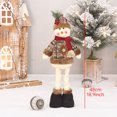 thumbnail image 1 of Big Size Christmas Dolls Retractable Santa Claus Snowman Elk Xmas Figurines Christmas Decoration Gift for Kid Xmas Tree Ornament, 1 of 5