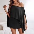 thumbnail image 7 of REALiKUN Women's 3-Piece Summer Set: Off-Shoulder Batwing Sleeve Top, Bandeau & Skort, Casual Vacation Outfit, 7 of 7