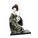 thumbnail image 5 of Figura asiática de Kabuki, escultura de niña con kimono japonés, adorno, figurita de kimono Kabuki negro, 5 of 9