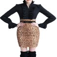 thumbnail image 2 of Women Vintage Victorian Button Down Trumpet Sleeve Tops High Neck Frilly Ruffle Shirt Blouse, 2 of 4