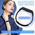thumbnail image 4 of KOMI 2 Pack Solo Loop Nylon Strap Compatible with Xiaomi Mi Band 6 5 4 3/Amazfit Band 5 Straps,Soft Adjustable Colorful Sports Replacement Band for Xiaomi Mi Band 6 5 (NFC) for Men Women, 4 of 7